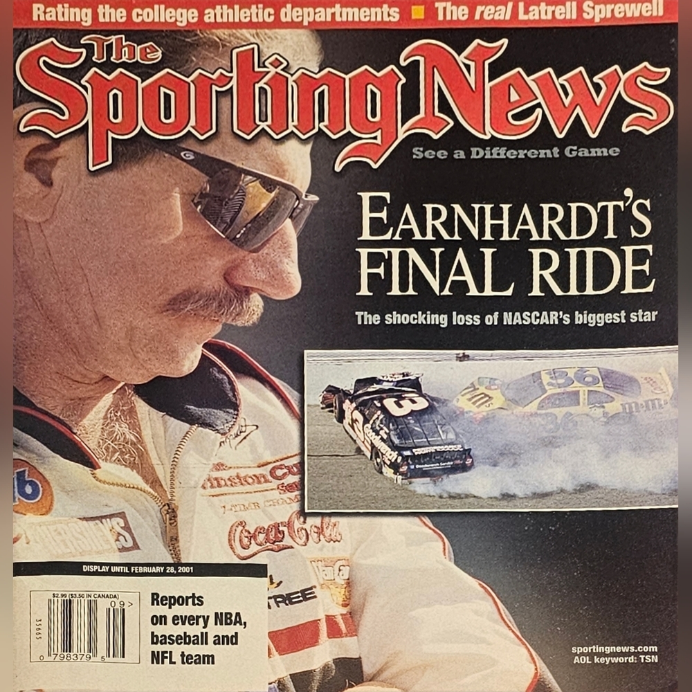 Dale Earnhardt's Final Ride - Sporting News 2/28/01